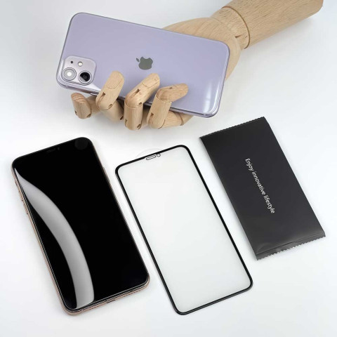 Защитное стекло на iPhone 11 3D curved matte iphone_jacket